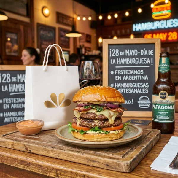 Día de la hamburguesa by Golden Pack